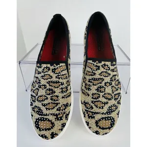 NEW Skechers On-The-GO Joy Leopard Print Shoes Women's 7.5 Slip On SN155024 LPD thumbnail 6