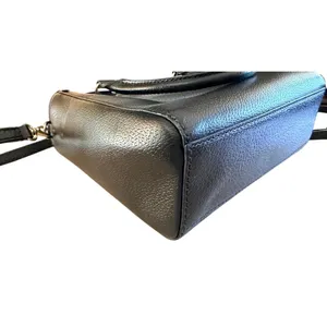 Kate Spade New York Black Pebbled Leather Satchel Crossbody Handbag thumbnail 10