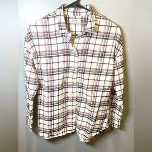 Madewell Women's Flannel Painter‎ Shirt Witthoff Plaid Size XXS thumbnail 3