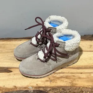 SOREL HARLOW WATERPROOF LACE COZY ANCIENT‎ FOSSIL Size 7 A48 thumbnail 4
