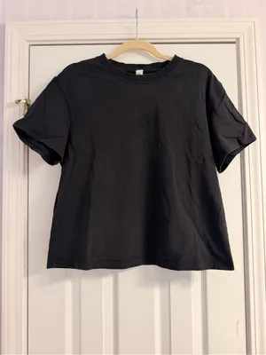 Lululemon Relaxed-Fit Cotton Jersey T-Shirt *Wordmark Size: 6 thumbnail 2