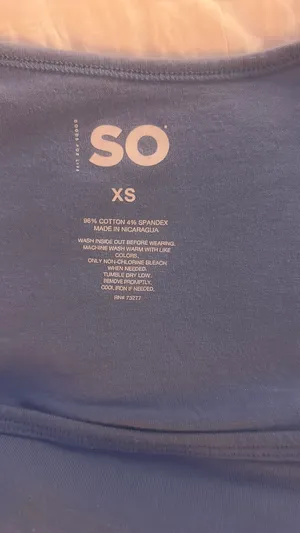 SO Goods For Life tight shirt. size XS! thumbnail 2