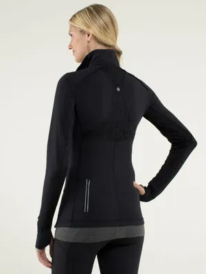 Lululemon Star Runner Long-Sleeve Black Half-Zip Athletic Top thumbnail 2