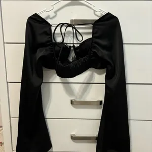 Princess Polly Passionate Micro Crop Top Black NWT thumbnail 4