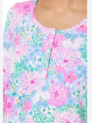 Lilly Pulitzer PJ Knit Henley Top Lil Soiree All Day thumbnail 4