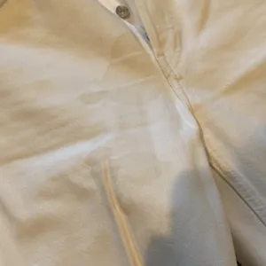 Re/done white denim jeans thumbnail 2
