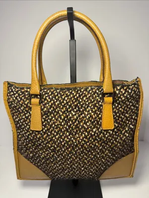 Prada Vintage “Stuoia Tweed” Mini Tote Bag thumbnail 5