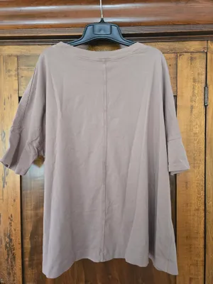 lululemon athletica Oversized T Relaxed Scoop Neck Short Sleeve Top - Taupe Med thumbnail 3