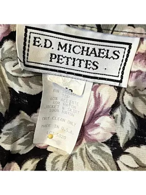 Vintage Y2K cottagecore coastal floral open front cardigan jacket petite 💗 thumbnail 7