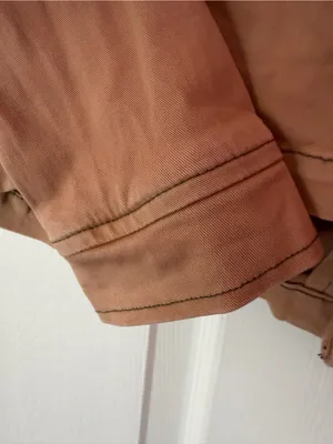 Maison Scotch- Scotch and Soda lightweight camel brown moto jacket- see sizing thumbnail 13