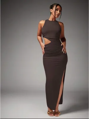 Brown dress thumbnail 2