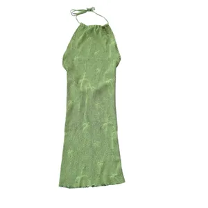 NEW Bond-eye The Imogen Body-Con Cover Up Minidress Matcha Palm Green One Size thumbnail 5
