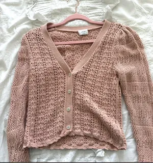 Aritzia Wilfred Crochet Cardigan thumbnail 1