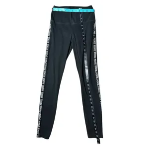 Victorias Secret Pink High Waist Full Length Leggings Size Small Black thumbnail 4