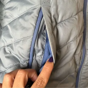 THE NORTH FACE winter reversible blue gray mossbud swirl jacket top women’s M thumbnail 8
