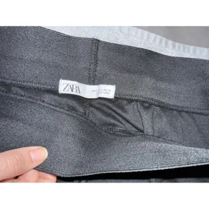 Zara Women‎ Size Large Drawstring Black Stretch Joggers Athletic Lounge Causal thumbnail 2