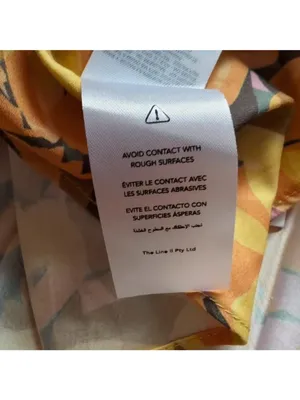 Acler Palms Dress in Kaleidoscope Floral Yellow, US6 thumbnail 11