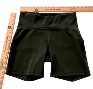 Lululemon Train Times Short 6" Inseam Dark Olive Size 8 thumbnail 12