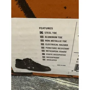 NEW RED‎ WING WORX Composite TOE SHOES SIZE 5.5 M Black thumbnail 8