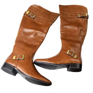 ND Knee High‎ Brown Zip Up Boots Size 6.5 New thumbnail 2