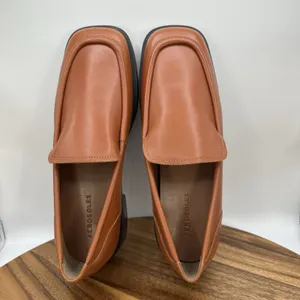 Aerosoles Percy Loafer Slip On Brown Leather Preppy Retro 90s‎ Women's 10.5M thumbnail 7