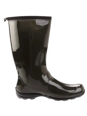 Kamik ☔︎︎ Heidi Glossy Tall Wellies Rainy Day Rain Boot ☔︎︎ Khaki Green ☔︎︎ 7M thumbnail 2
