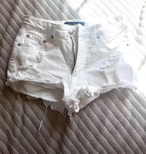 White Aeropostale Jean Shorts thumbnail 1