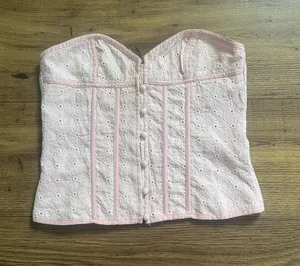 Pretty Little Thing Corset Top Pink thumbnail 1