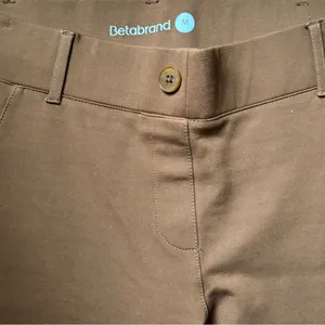 Classic Betabrand Two-Pocket DPYP Dress Yoga Pant Sz M Straight Stretch Nutmeg thumbnail 5