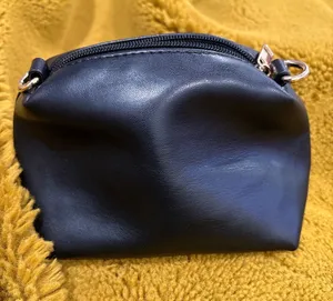 Anthropologie Black Leather Small Bag thumbnail 1