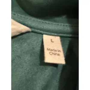 SOFT SURROUNDINGS Chouteau‎ Jacket - Green Faux Suede, Open, Artsy Design, L thumbnail 6