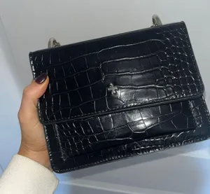Peta & Jain Princess Polly Black Croc Handbag thumbnail 6