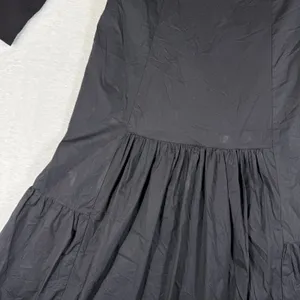 Tuckernuck Womens Black Off the Shoulder Long Sleeve Tiered Maxi Dress Size M thumbnail 3