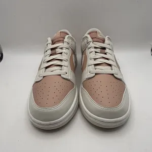 New Womens 9.5 Nike Dunk‎ Low Particle Pink/Lt Orewood Brown Sneaker IM6572-603 thumbnail 2