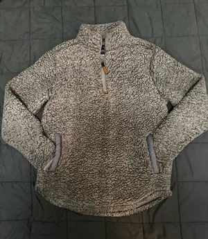 Simply Southern brown quarter zip fleece Size M #loungewear #outdoor thumbnail 1