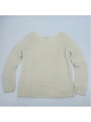 Gap Alpaca Blend Sweater Ivory Beige Size M thumbnail 2
