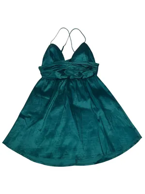 Lucy in the Sky Emerald Green Homecoming Mini Dress thumbnail 2