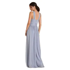 Birdy Grey Kiko halter Formal fairy bridesmaid dress Mesh dusty blue size medium thumbnail 5