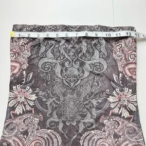 Windsor Strapless Midi Dress Small Boho Paisley Print Suede Effect Y2K 90s USA thumbnail 8