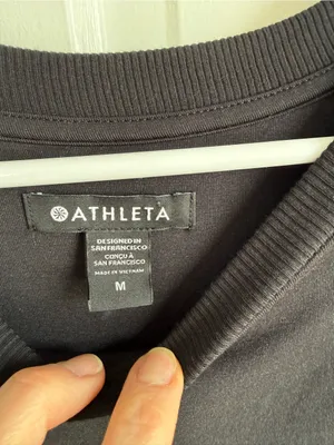 Athleta Black Sleeveless‎ Midi Dress Pockets Athletic Casual Medium thumbnail 3