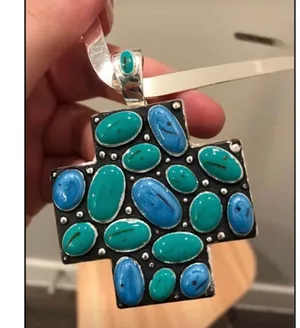 BEST branded faux turquoise costume jewelry necklace thumbnail 2