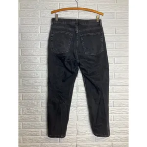 Everlane The Curvy Cheeky Jean Womens 30 Black Excellent High Rise Ankle Tapered thumbnail 5