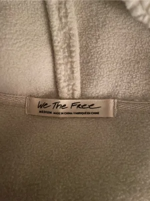 Free People We the Free Elk Mountain Fleece Sweater *Altered Jacket* Medium thumbnail 3