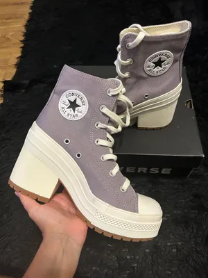 CONVERSE Chuck 70 De Luxe Heel High 'Mauve Stone' shoes sneakers women’s 7.5 new thumbnail 9