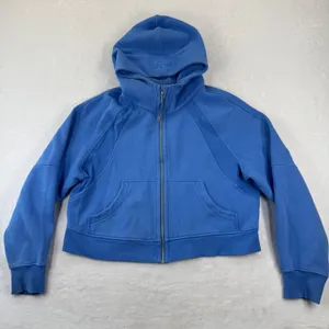 Lululemon Scuba Oversized Full Zip Hoodie Blue Women M/L‎ Fleece Jacket thumbnail 1