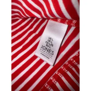 Jones New York Signature Red White‎ Striped Sleeveless Top Shirt Womens Size L thumbnail 4