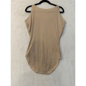 Spanx by Sara Blakely Womens 2X Bodysuit Shapewear Tan Sleeveless Scoop‎ Neck thumbnail 6