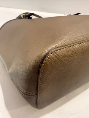 Michael Kors Saffiano Leather Tote – Taupe / Greige thumbnail 8