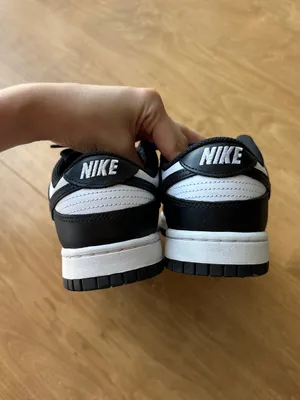Nike Women’s Dunk Low Retro Sneakers, Black/White, Panda Color, Size 8 thumbnail 5