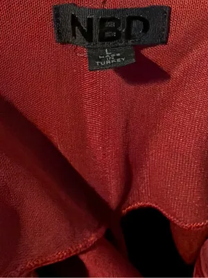 NBD x Revolve Jerick Catsuit Jumpsuit in Burgandy‎ Size Large thumbnail 4
